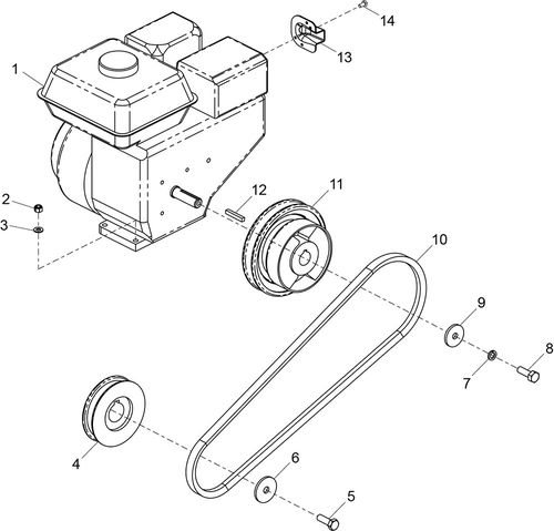 Belle PCX 20/45 & PCX 20/50 Honda Engine Drive Parts