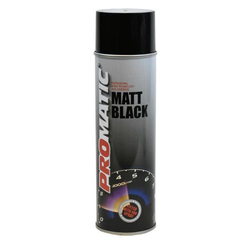 Black Matt Paint - 500ml Aerosol