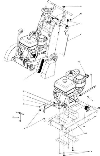 Husqvarna FS400LV Engine