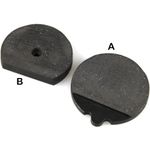 BENFORD BARFORD JCB STYLE NEUSON TEREX THWAITES BRAKE PAD ROUND PAIR BUDGET (HTL0019)