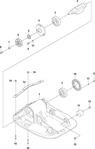 Husqvarna LF100 L, LF100 LAT Ground Plate