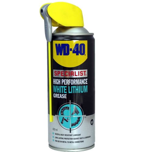 WD40 High Performance White Lithium Grease 400ml Aerosol