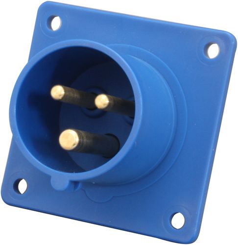 240V 16 Amp Blue Surface Mount Plug