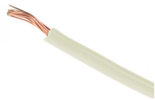 2.0mm Single Core Cable White - 50 Metre