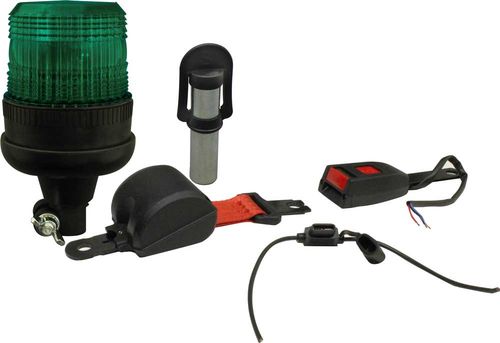 Green Xen Beacon/Belt Kit-Flex Din Beacon & Weld On Spigot