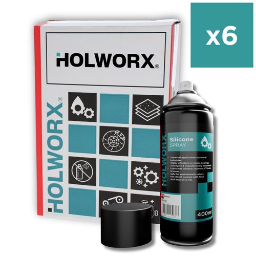 Holworx Silicone Grease 400ml Aerosols | Box Of 6