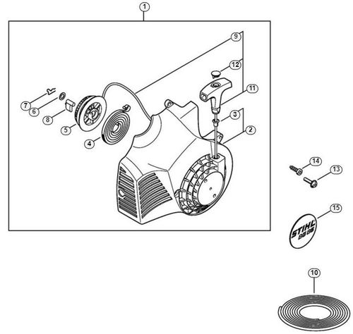 Stihl BG85 Rewind Starter