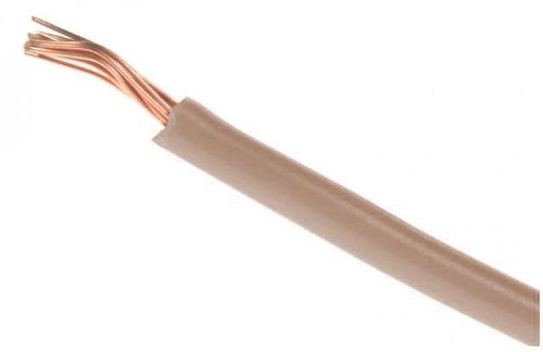 2.0mm Single Core Cable Brown - 50 Metre