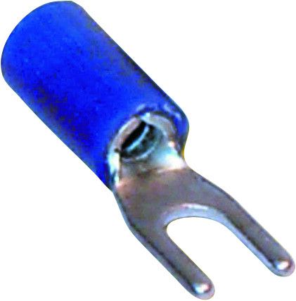Blue Fork Terminals 3.7mm | 100 Pack