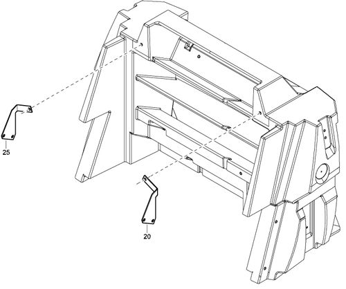 XAS47Dd(G) Brackets For Aftercooler For Hardhat