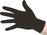 Nitrile Gloves Black L (Case) (HSP0533-10)