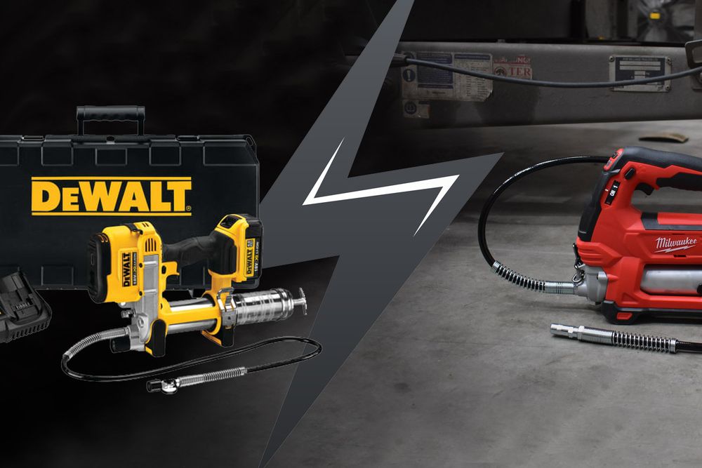 Milwaukee vs Dewalt - Which grease gun is best?