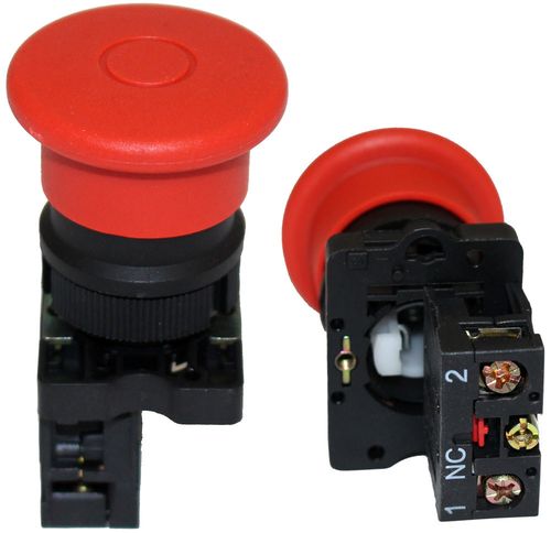 Emergency Stop Button Plastic Type With Nc Contactor