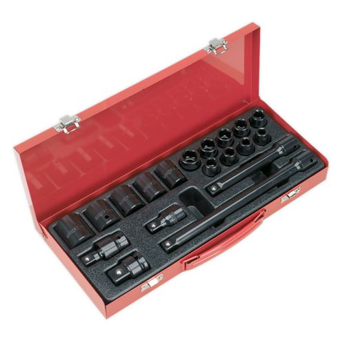 1/2" Impact Socket Set 19 Piece