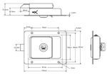 DOOR HANDLE WITH LOCK (HTL1169)