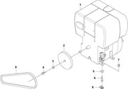 Engine Hatz 1B20 Manual Start