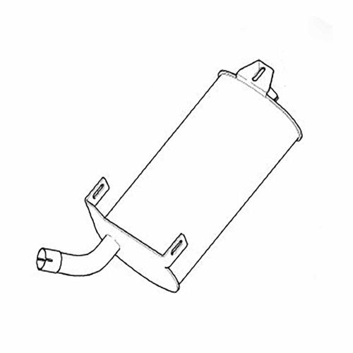 Terex Exhaust Silencer 1 Tonne OEM: 1595-1435