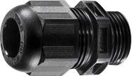 M40 Black Cable Gland with Nut Suits 16-28mm Cable
