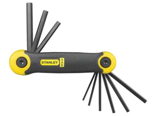 Folding Hex Key Set Af 9 Pc Imperial