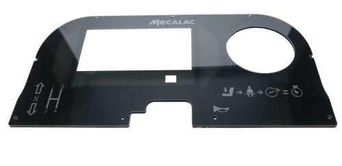 Mecalac Dumper Dash Panel Plate OEM: M1004119