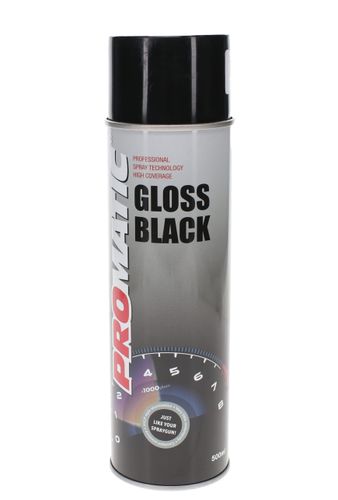 Black Gloss Paint - 500ml Aerosol