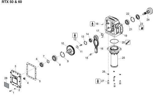 Belle RTX  50 Gearbox