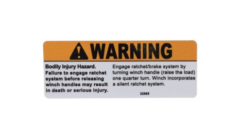 Decal  - Silent Winch