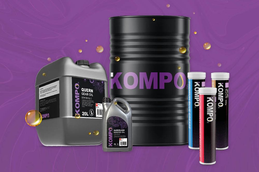 Proudly Introducing Kompo® Oils & Greases