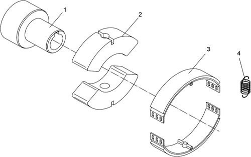 Wacker BPS1135A Centrifugal Clutch