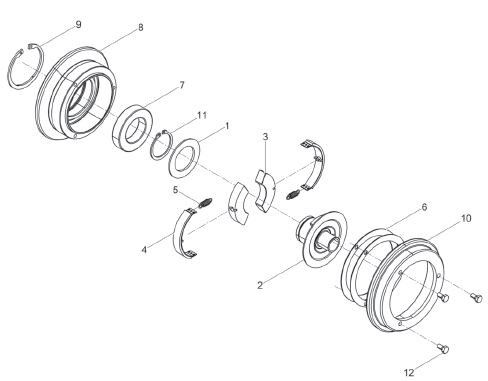 Wacker Neuson BPU2540A Centrifugal Clutch