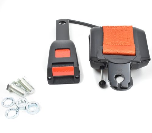 Retractable Seatbelt With Switch & Mechanical Strap Release Lever