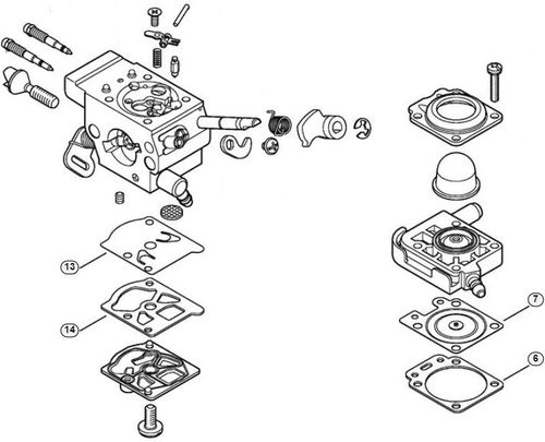 Carb Diaphragm & Gasket Kit
