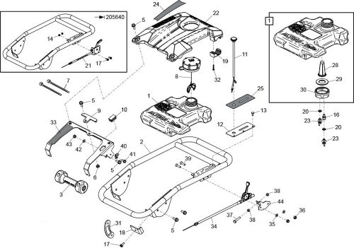 Belle RTX  60 & 68 Handle Assembly