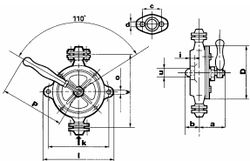 K1 Semi Rotary Hand Pump (HOL0081)