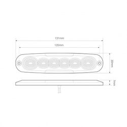 "LED Directional Light Blue - OEM Number: Lpr656Dvb (HEL1917) – Durable and Bright Industrial LED Light"-3