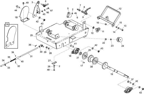 Belle Duo 350X Bedplate Assembly