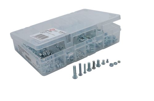 Steel Machine Screws & Nuts (Pan Head) M3-M5 | Assortment Box Of 600