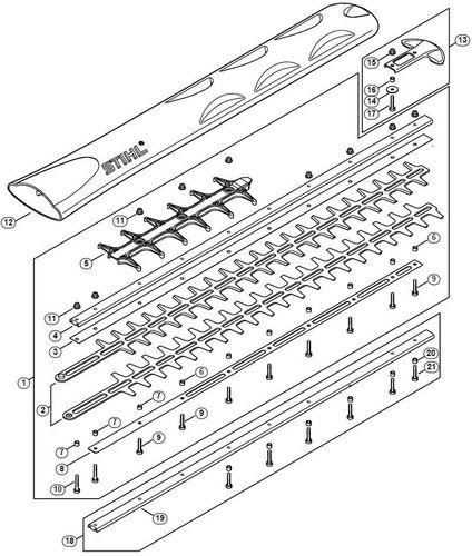 HS82RC-E Cutter Bar 30" R 750mm