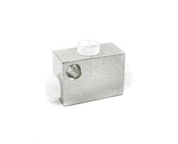 Mecalac 2 - 10 Tonne Brake Pipe Block Tee Piece OEM Number: T132506 (HMP0102)