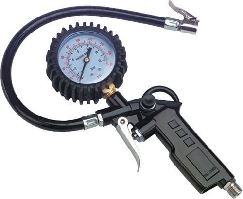 Tyre Inflator With Clip-On Connector