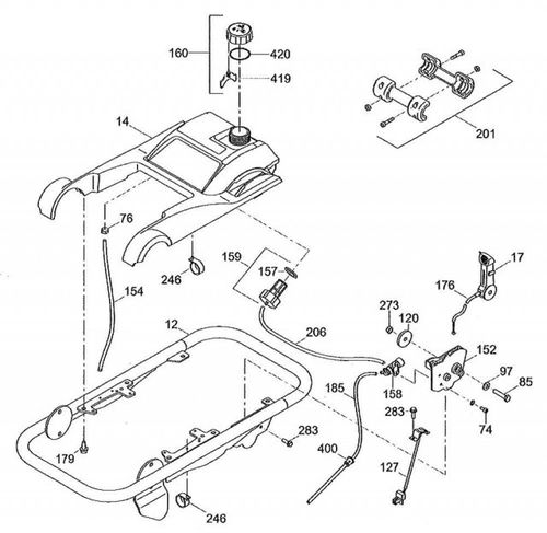 Wacker BS60-2 Guide Handle