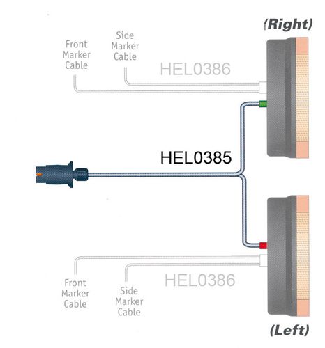 Primary Input Wiring Harness For Hel0386