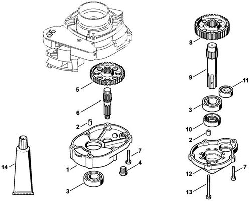 Stihl BT130 Gearhead