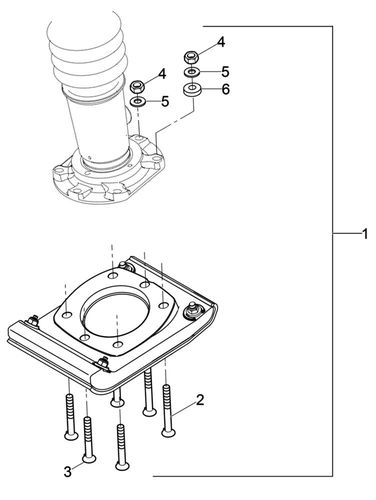 Wacker BS50-2I 8" Ramming Shoe Kit