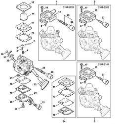 Carburetor C1M-S203A