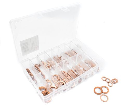 Metric Copper Washers Small Sizes | Assortment Box Of 244