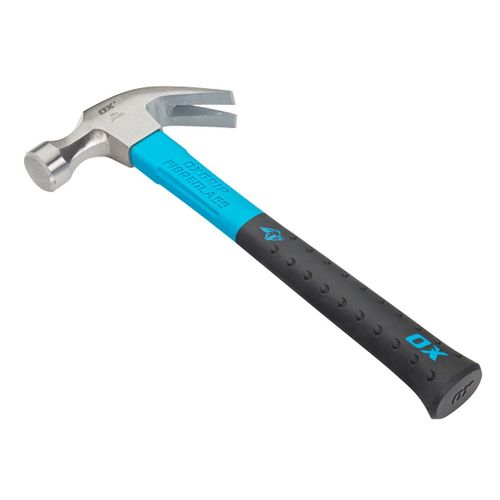 Ox Pro Claw Hammers Fibreglass Handle