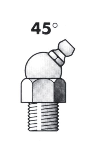 Grease Nipples 45° 1/4" BSP | Pack Of 25