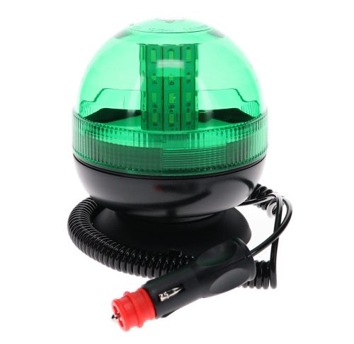 Green LED Magnetic Beacon 12/24V