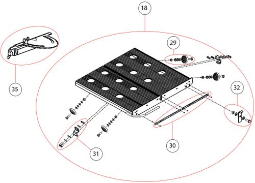 Clipper CM42 Cutting Table Parts